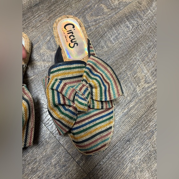 Circus by Sam Edelman Striped Bow Mules - Picture 3 of 13
